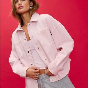 Victoria’s Secret Women's Pink Denim Jacket